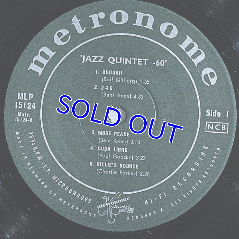 画像3: ビョルネ・ロストボルト（ds）/JAZZ QUINTET-60（澤野工房） (3)