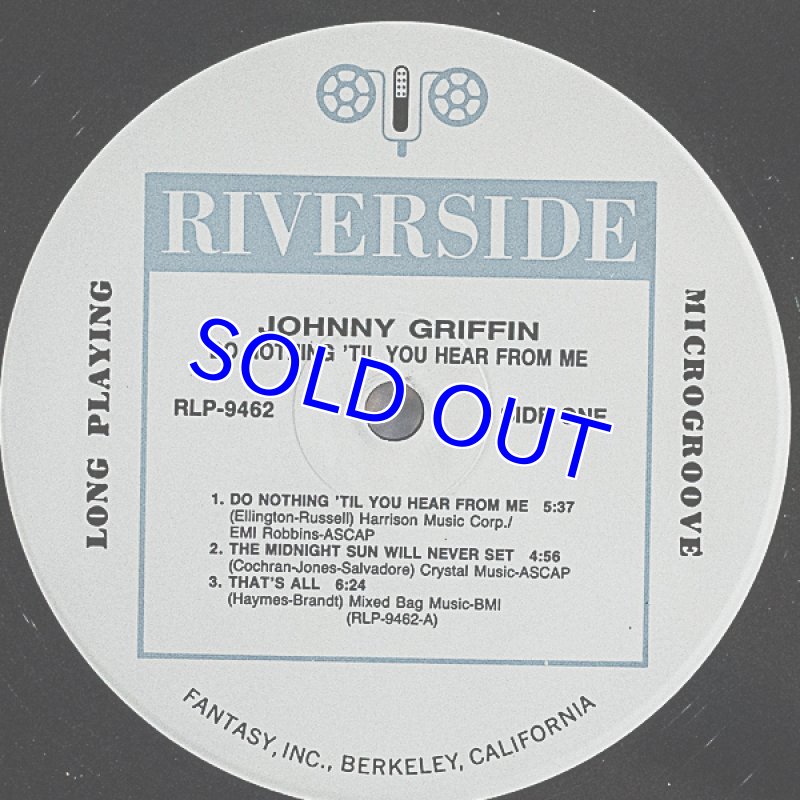 画像3: ジョニー・グリフィン（ts）/DO NOTHING 'TIL YOU HEAR FROM ME (3)