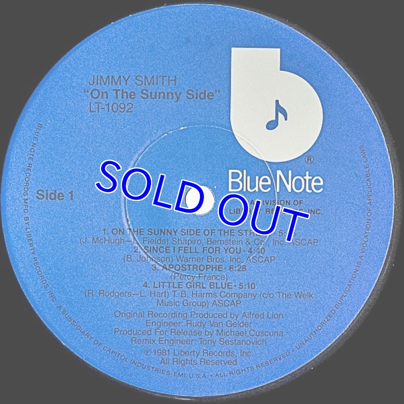 画像3: ジミー・スミス（Org）/ONTHE SUNNY SIDE (3)