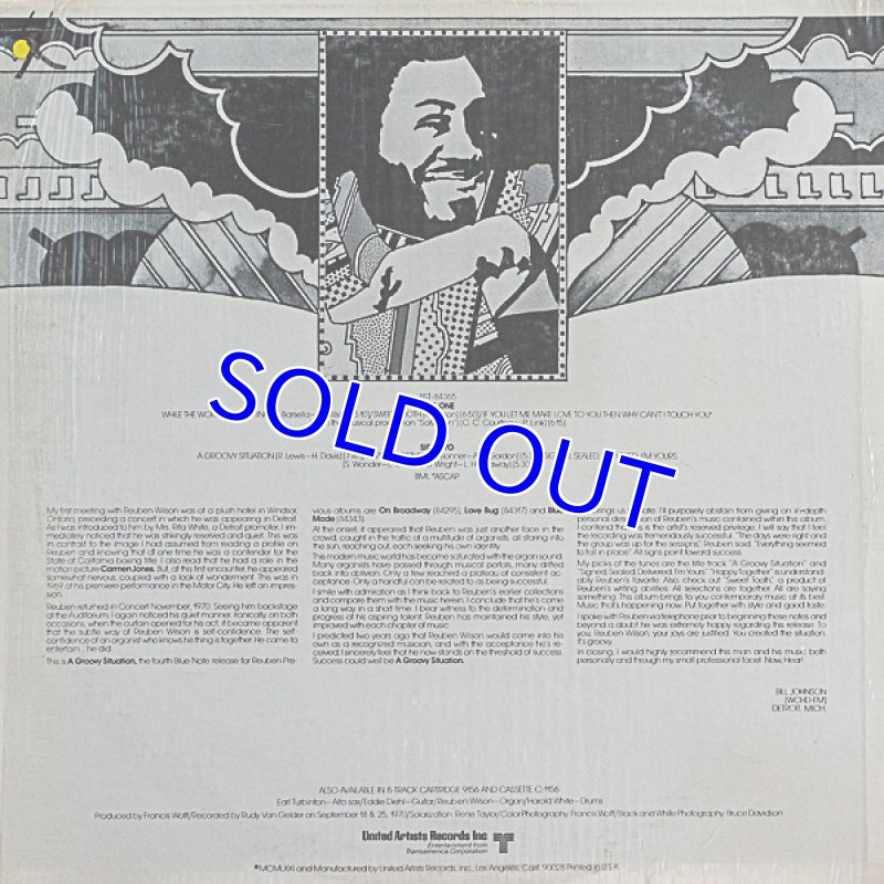画像2: リューベン・ウィルソン（Org）/A GROOVY SITUATION (2)