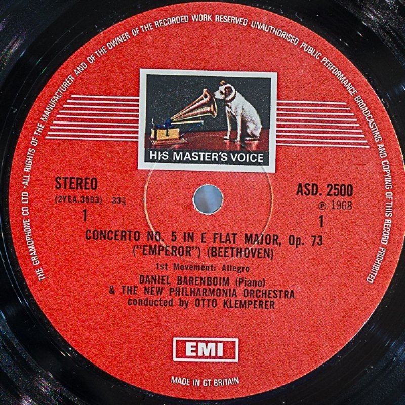 画像3: ダニエル・バレンボイム（pf）/ベートーヴェン：ピアノ協奏曲第5番「皇帝」変ホ長調作品73 (3)