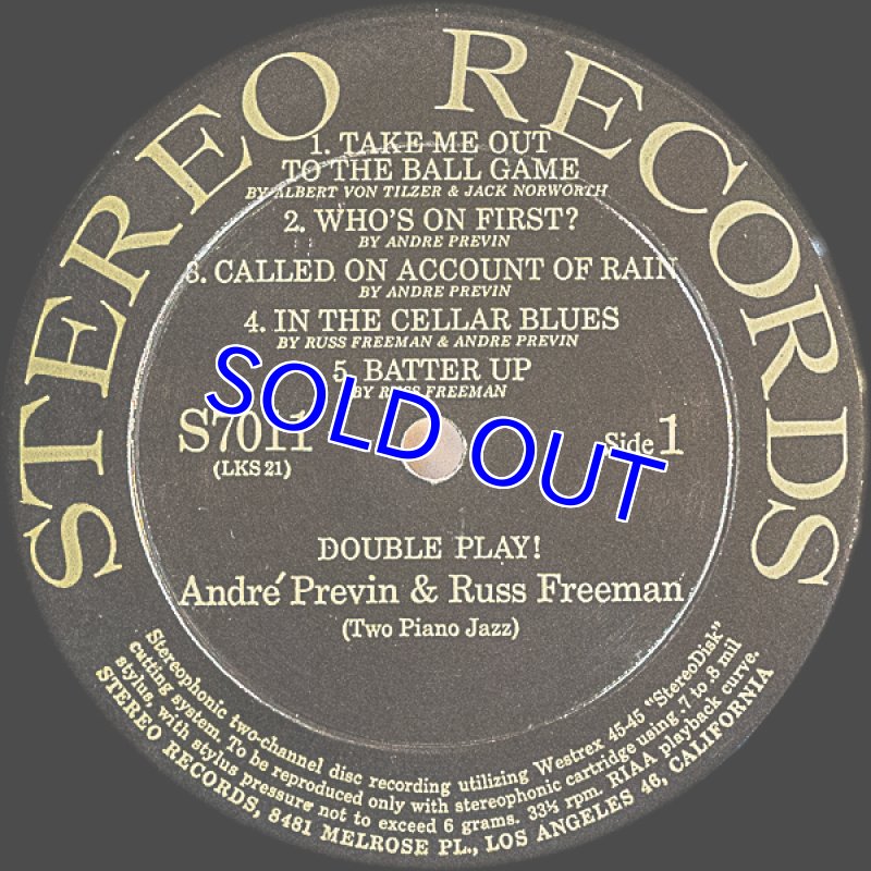 画像3: アンダレ・プレヴィン＆ラス・フリーマン/DOUBLE PLAY! (3)