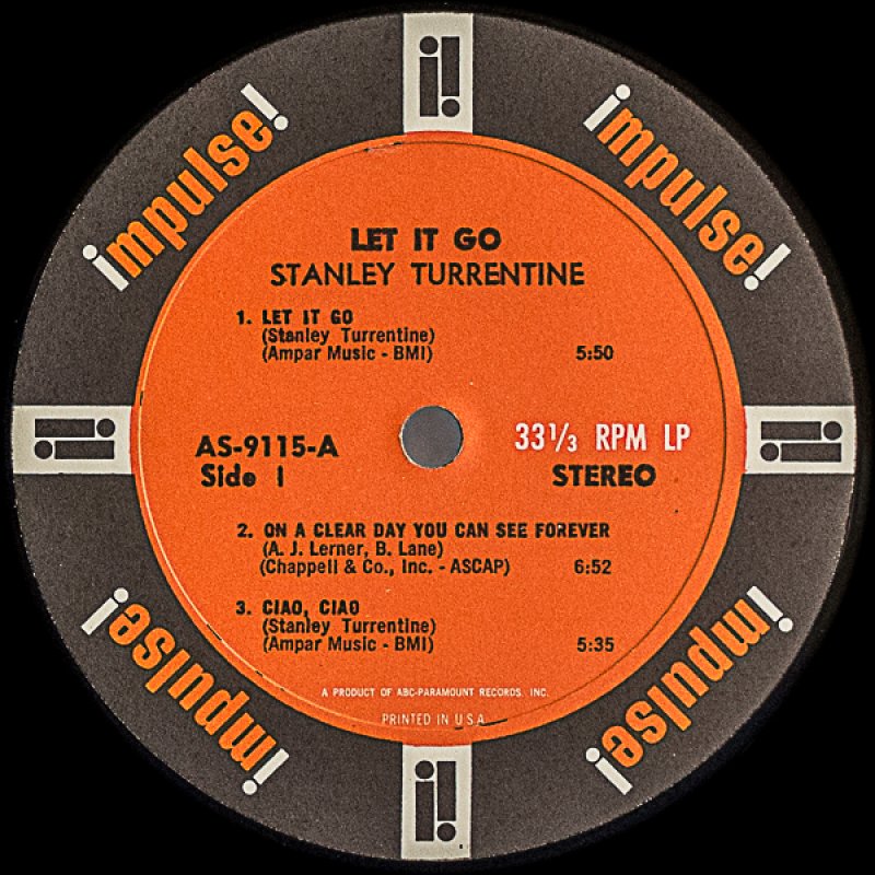 画像3: スタンリー・タレンタイン（ts）/LET IT GO (3)