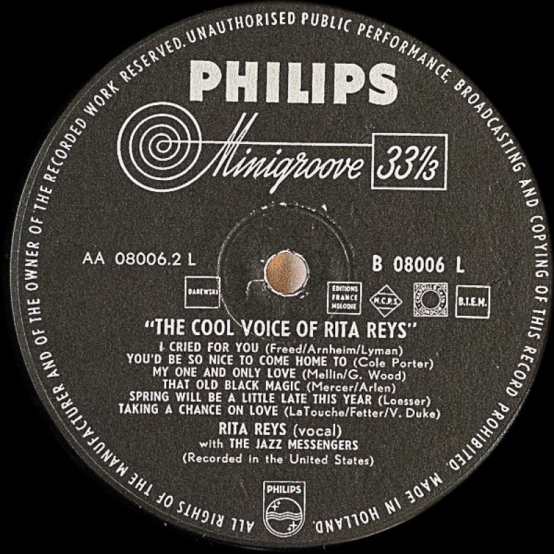 画像3: リタ・ライス/THE COOL VOICE OF RITA REYS (3)