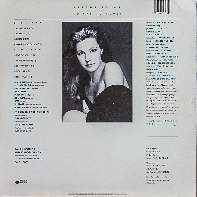 画像2: イリアーヌ・エリアス(p)/SO FAR SO CLOSE (2)