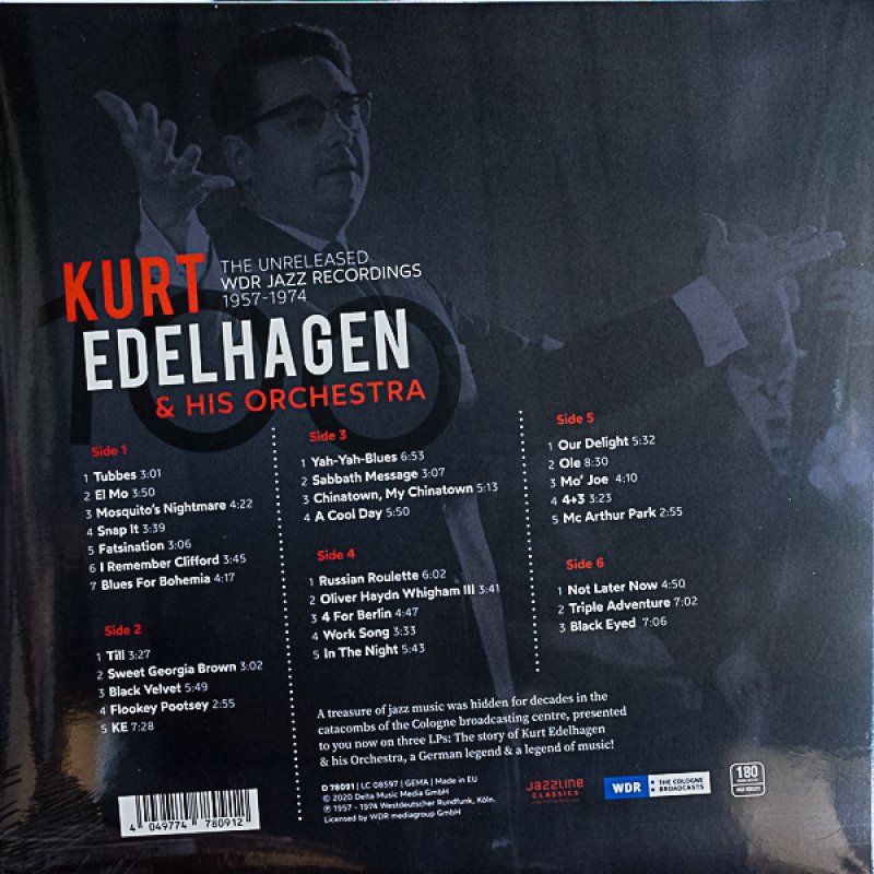 画像2: クルト・エデルハーゲン(Ld)/WDR JAZZ RECORDINGS 1957-1974(新品3枚組) (2)
