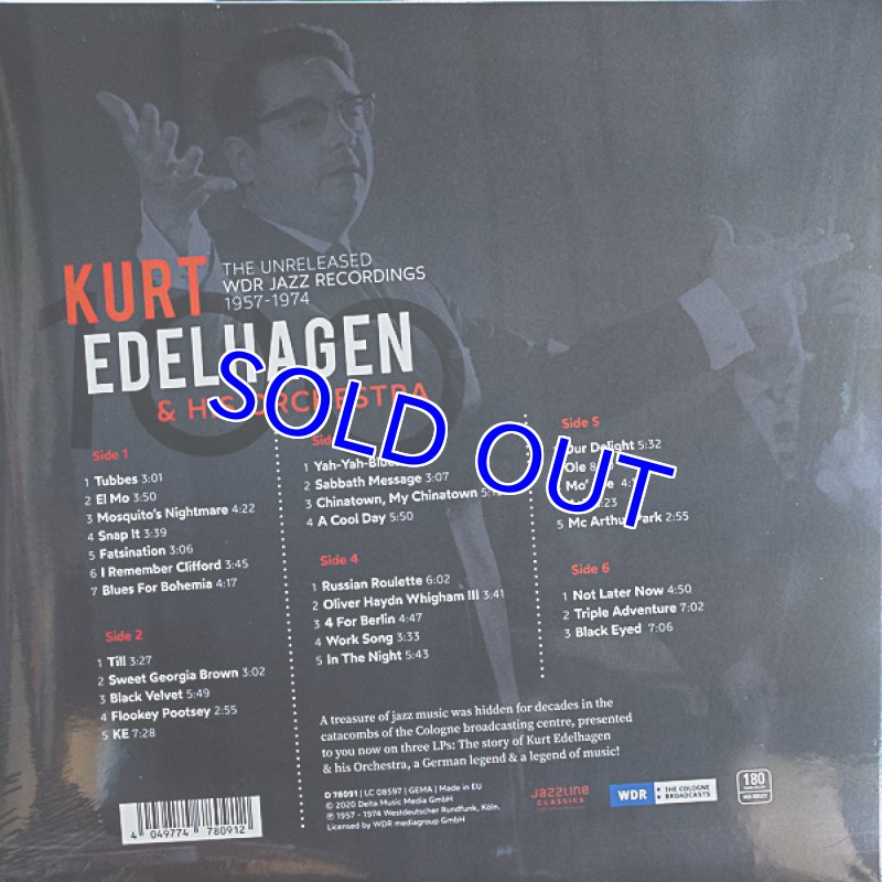 画像2: クルト・エデルハーゲン（Ld）/WDR JAZZ RECORDINGS 1957-1974（新品3枚組） (2)