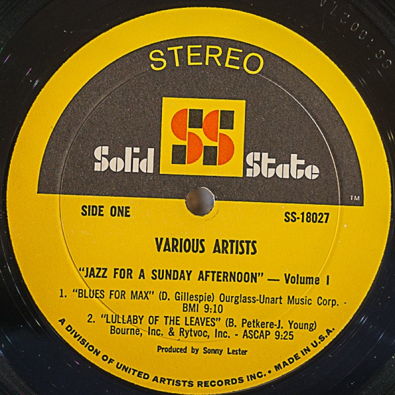 画像3: ペッパー・アダムス(bs)/JAZZ FOR A SUNDAY AFTERNOON Vol.1 (3)