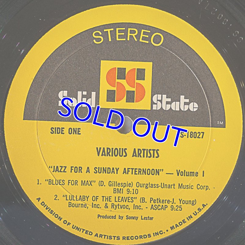 画像3: ペッパー・アダムス（bs）/JAZZ FOR A SUNDAY AFTERNOON　Vol.1 (3)