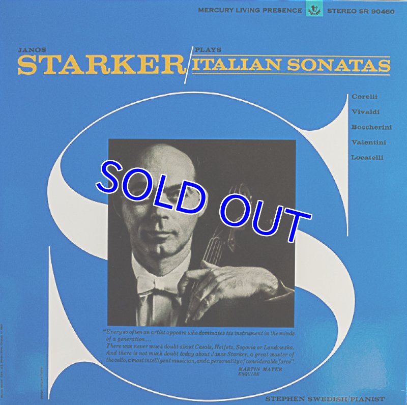 画像1: ヤーノシュ・シュタルケル（Vc）/プレイズ・イタリアン・ソナタ (1)