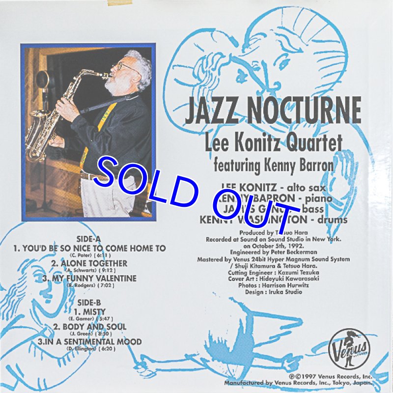 画像2: リー・コニッツ・カルテット/ジャズ・ノクターン (2)
