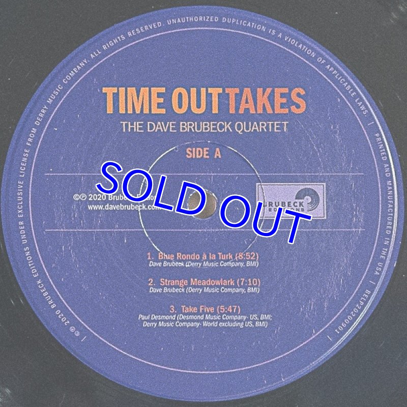 画像3: ザ・デイヴ・ブルーベック・カルテット/TIME OUT TAKES (3)