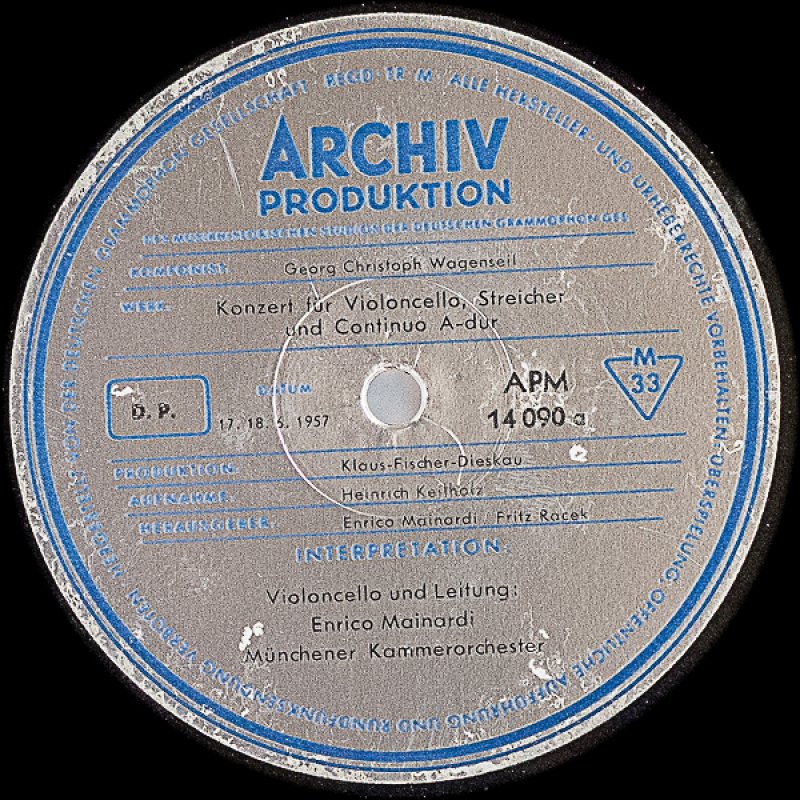 画像3: エンリコ・マイナルディ（Vc、指揮）/ワーゲンザイル：チェロ協奏曲 (3)