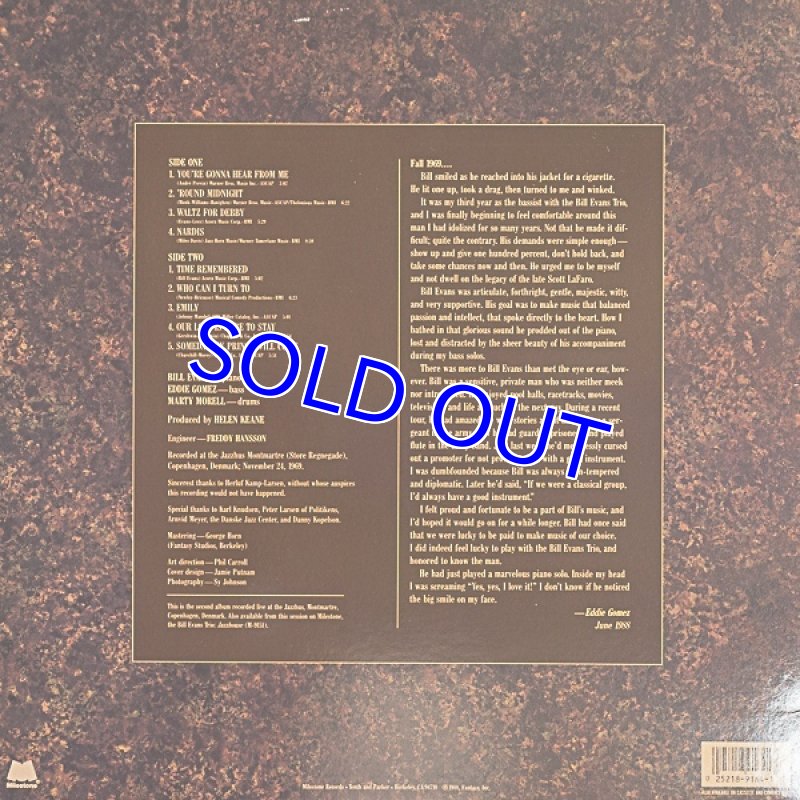 画像2: ビル・エヴァンス/YOU'RE GONNA HEAR FROM ME（US） (2)