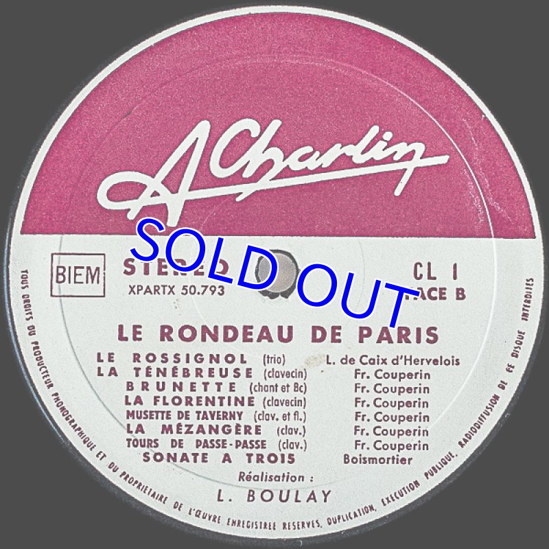 画像4: ローレンス・ブレー（クラブサン）/LE RONDEAU DE PARIS (4)