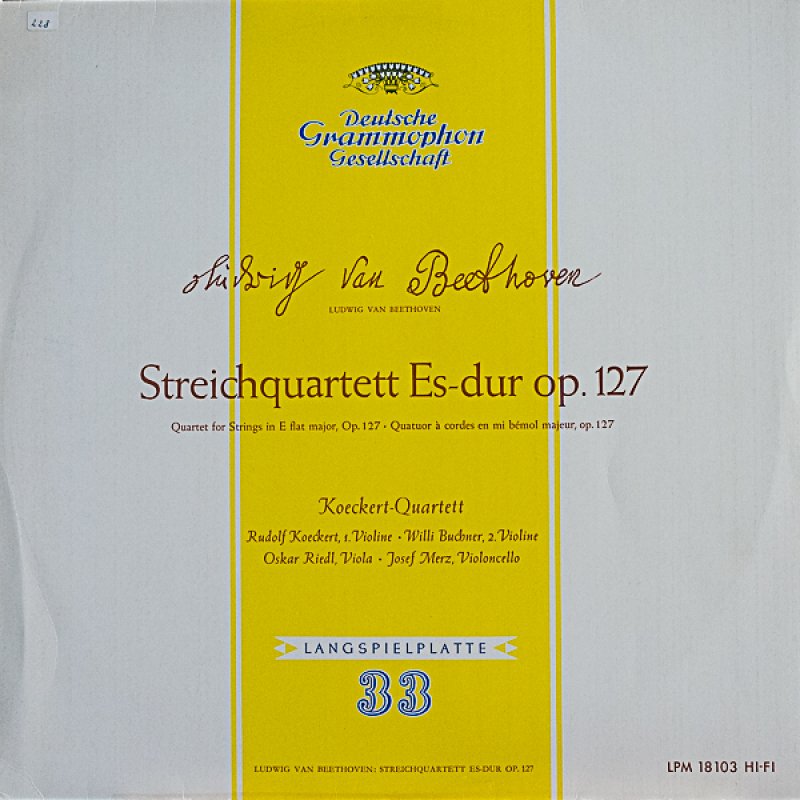 画像1: ケッケルト弦楽四重奏団/ベートーヴェン:弦楽四重奏曲第12番作品127 (1)