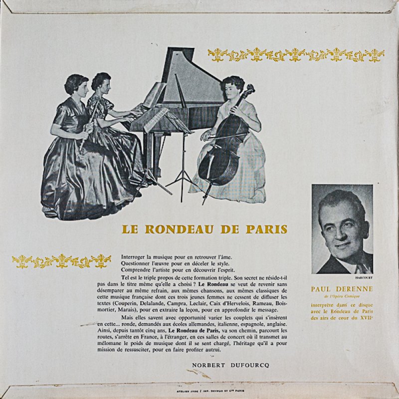 画像2: ローレンス・ブレー（クラブサン）/LE RONDEAU DE PARIS (2)