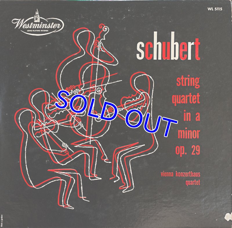 画像1: ウィーン・コンツェルトハウス弦楽四重奏団/シューベルト：弦楽四重奏曲第13番作品29ロザムンデ (1)