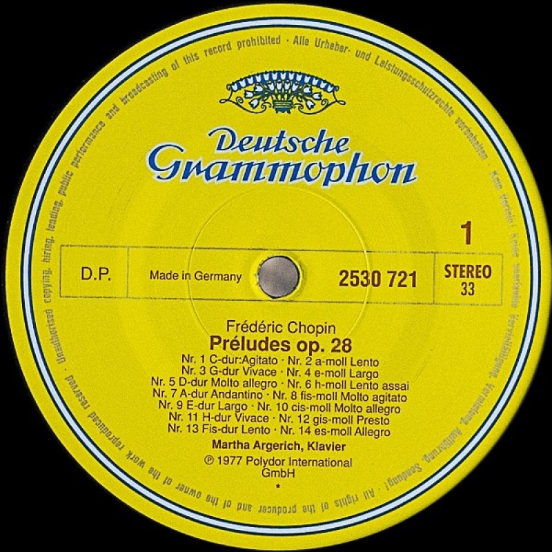 画像3: マルタ・アルゲリッチ（pf）/ショパン：24の前奏曲集作品28 (3)