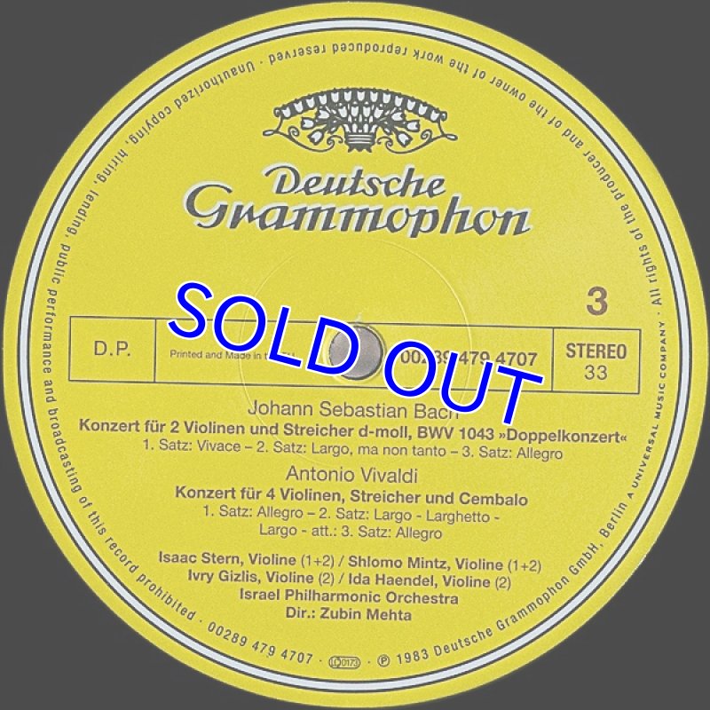 画像4: アイザック・スターン(Vn）他/ヴィヴァルディ:四季ほか (4)