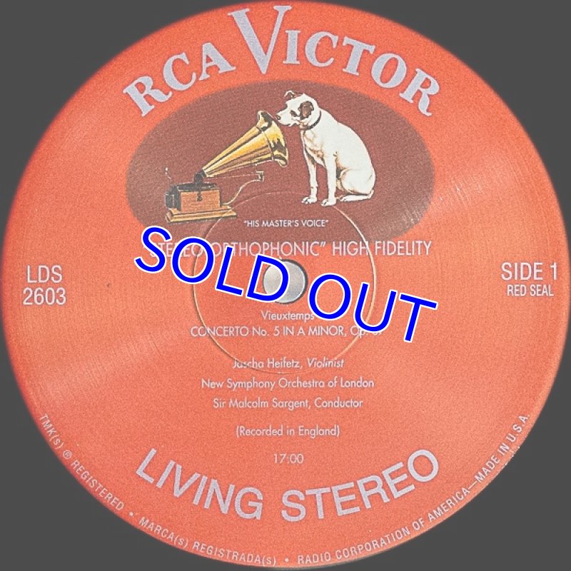 画像3: ヤッシャ・ハイフェッツ(Vn）/ヴュータン：ヴァイオリン協奏曲第5番イ短調作品37 (3)