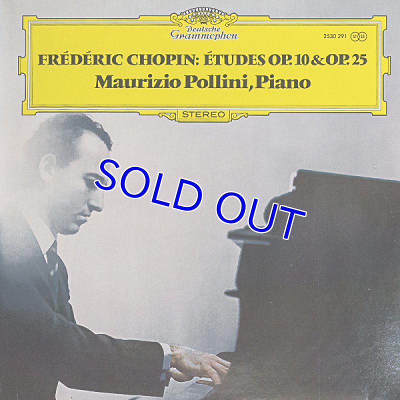 画像1: マウリツィオ・ポリーニ（pf）/ショパン：エチュード作品10&25 (1)