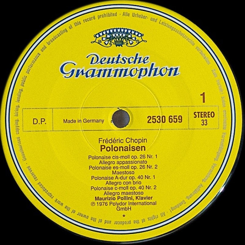 画像3: マウリツィオ・ポリーニ（pf）/ショパン：ポロネーズ集 (3)