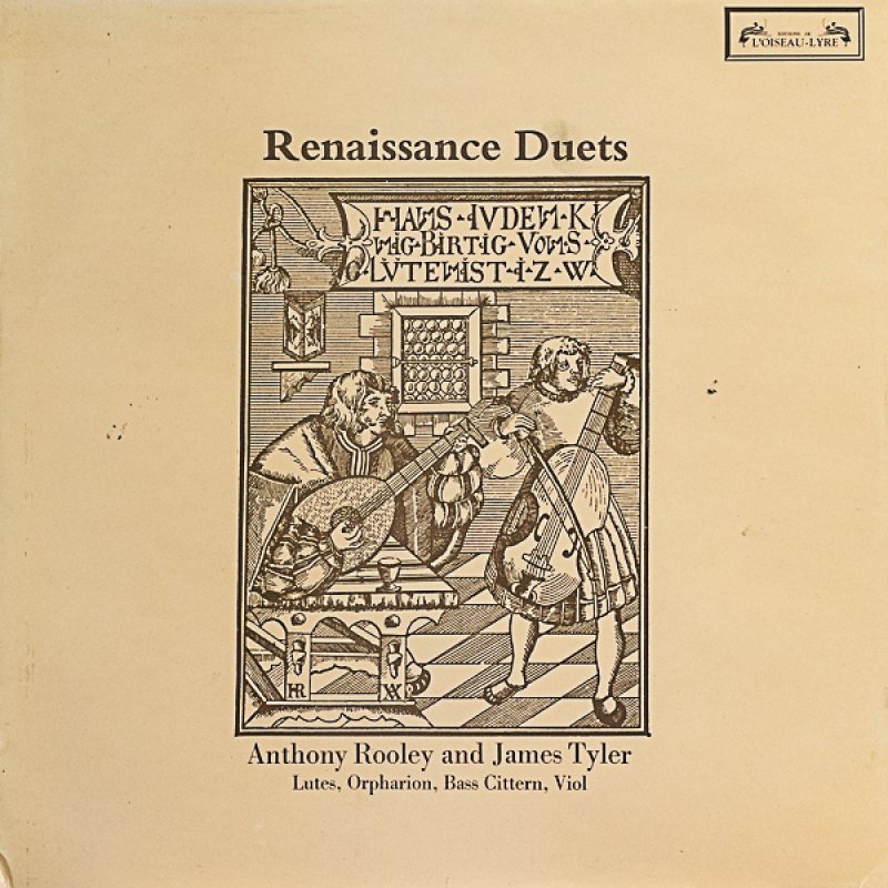 画像1: アンソニー・ローリー（Lute）/RENAISSANCE DUETS（英盤） (1)
