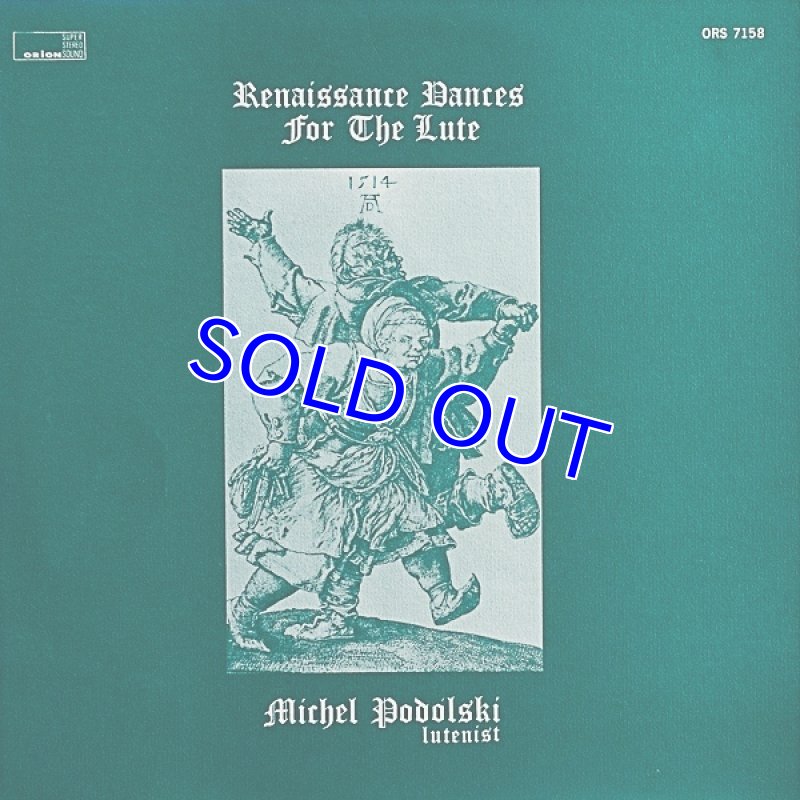 画像1: ミシュエル・ポドルスキ（Lute）/RENAISSANCE DANCES FOR THE LUTE（米盤） (1)