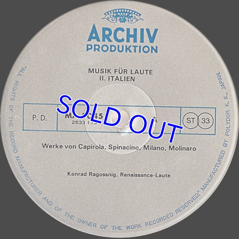 画像4: コンラート・ラゴスニック（Lute）/白い花イタリア編 (4)