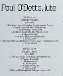 画像3: ポール・オデット（Lute）/THE ENGLISH LUTE（米盤） (3)
