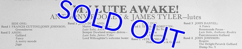 画像3: アンソニー・ローリー（Lute）/My Lute Awake！（英盤） (3)