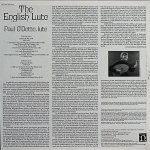 画像2: ポール・オデット（Lute）/THE ENGLISH LUTE（米盤） (2)