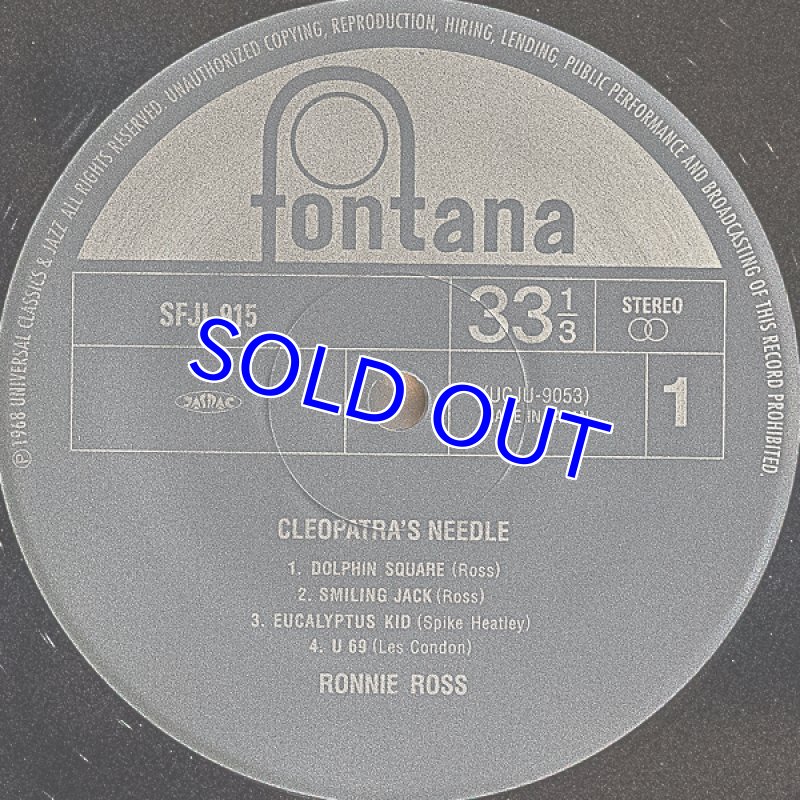 画像3: ロニー・ロス（bs）/クレオパトラズ・ニードル (3)