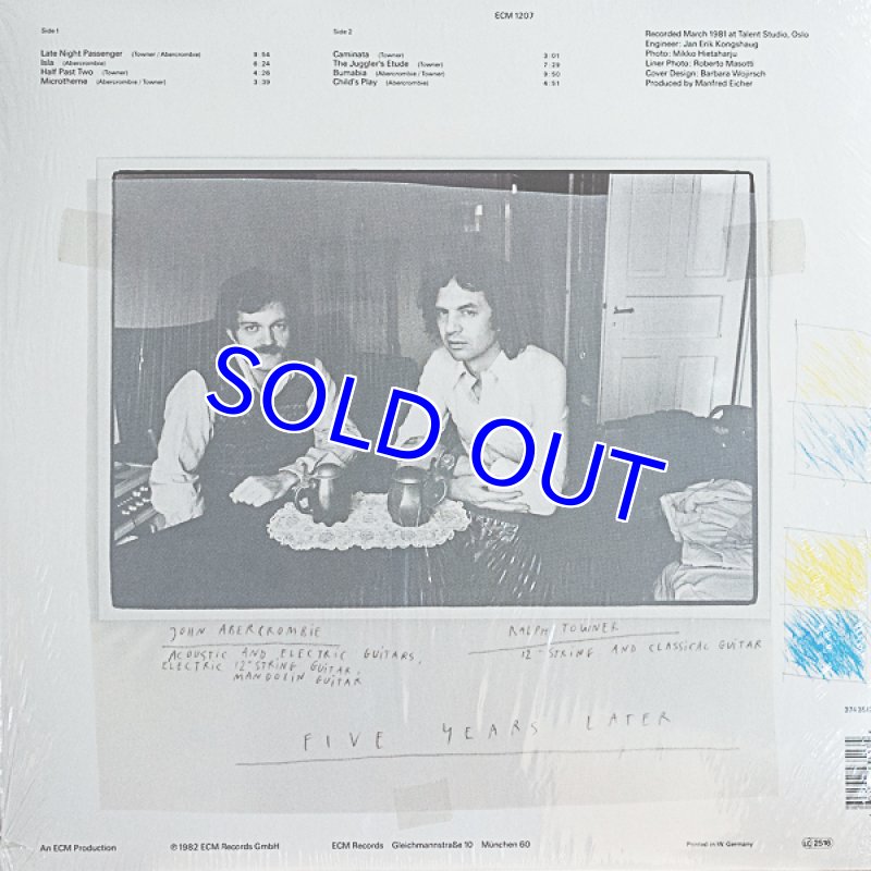 画像2: ラルフ・タウナー（g）/FIVE YERES LATER (2)