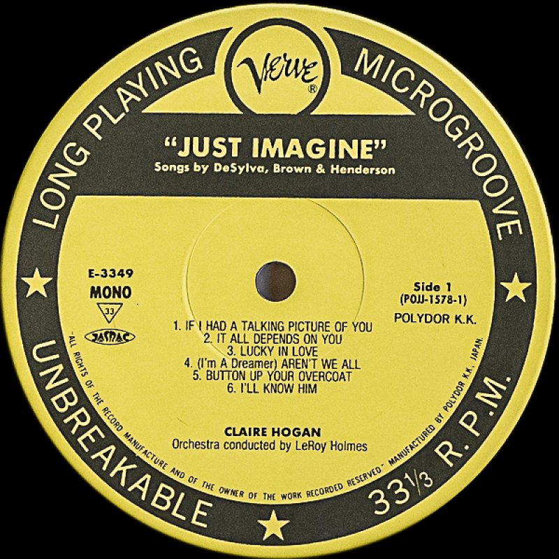 画像3: クレア・ホーガン/ジャスト・イマジン (3)