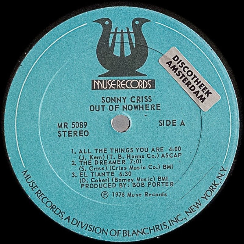 画像3: ソニー・クリス（as）/OUT OF NOWHERE (3)