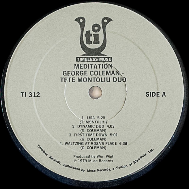 画像3: ジョージ・コールマン（ts）/MEDITATION (3)