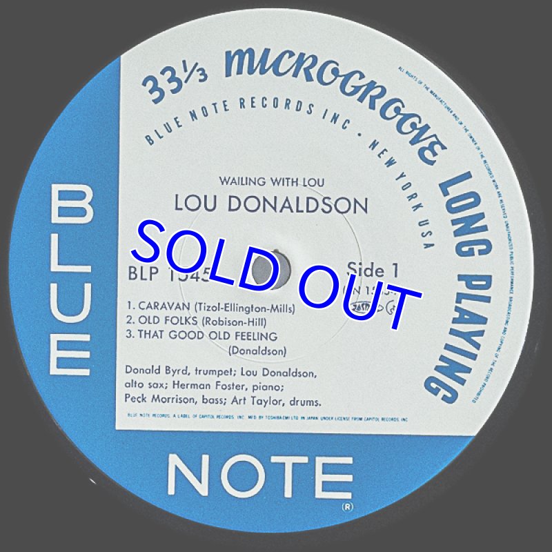 画像3: ルー・ドナルドソン（as）/ウェイリング・ウィズ・ルー (3)