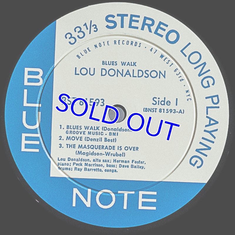画像3: ルー・ドナルドソン（as）/BLUS WALK (3)