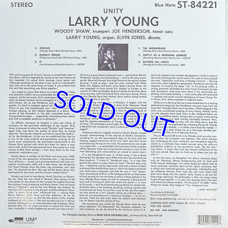 画像2: ラリー・ヤング（org）/UNITY (2)