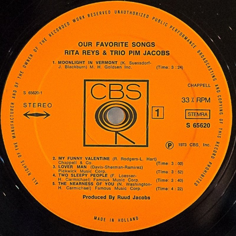 画像3: リタ・ライス/OUR FAVORITE SONGS　 (3)