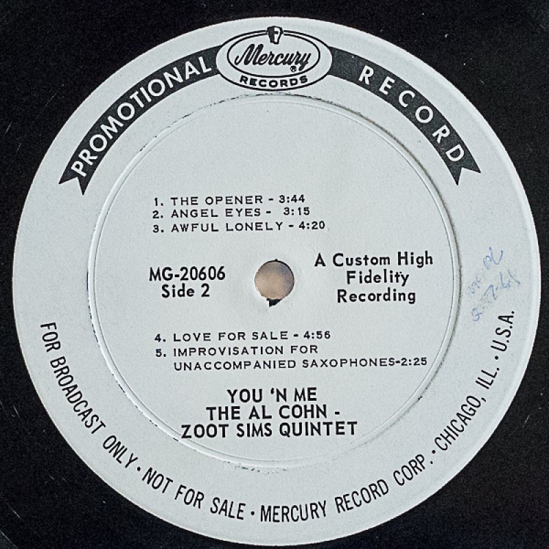 画像3: アル・コーン＆ズート・シムス/YOU 'N ME (3)