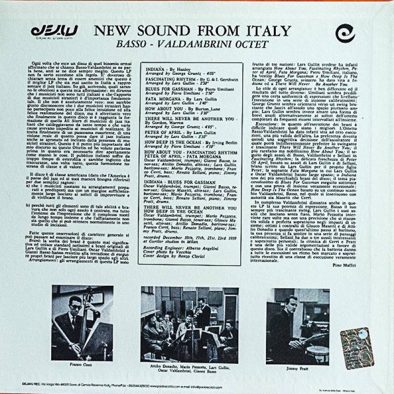 画像2: バッソ・バルダンブリーニ・オクテット/NEW SOUND FROM ITALY (2)