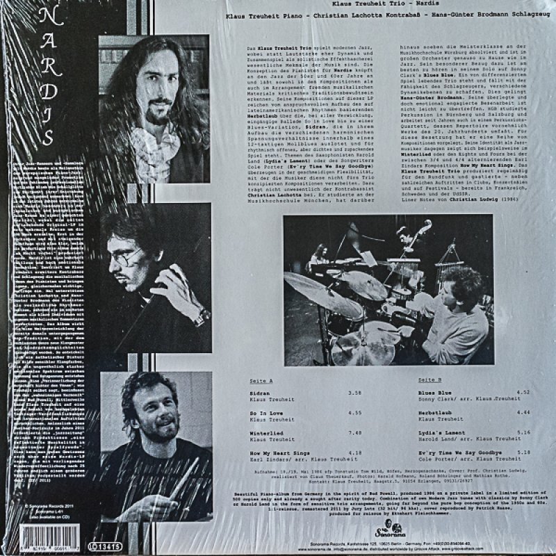 画像2: クラウス・トロイハルト・トリオ/NARDIS (2)