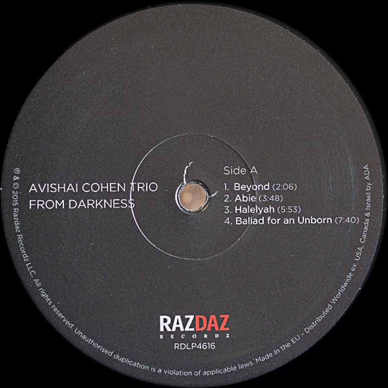 画像3: アヴィシャイ・コーエン・トリオ/FROM DARKNESS (3)