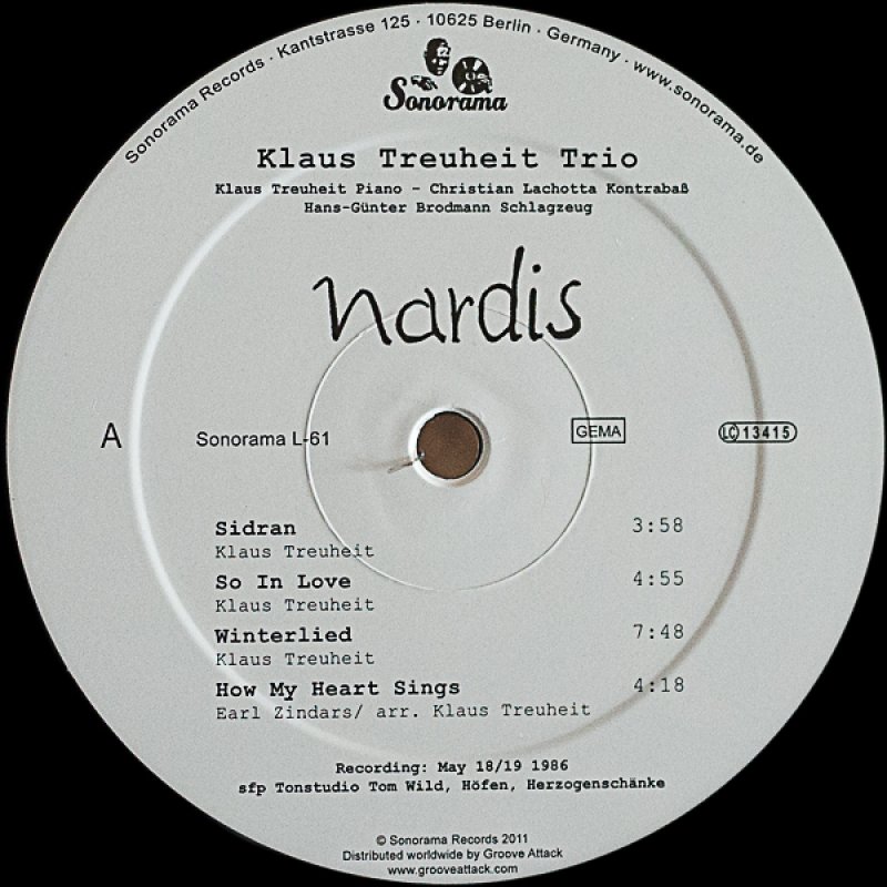 画像3: クラウス・トロイハルト・トリオ/NARDIS (3)