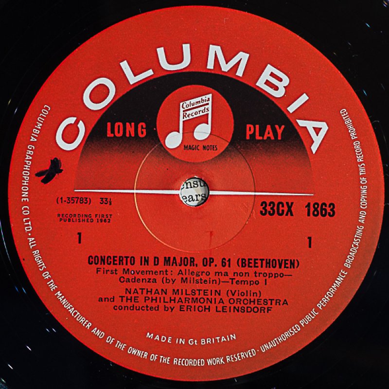 画像3: ナタン・ミルシテイン(Vn）/ベートーヴェン：ヴァイオリン協奏曲ニ長調作品61 (3)