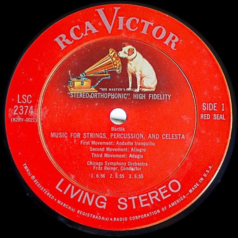 画像3: フリッツ・ライナー指揮/バルトーク：弦楽器と打楽器とチェレスタのための音楽 (3)