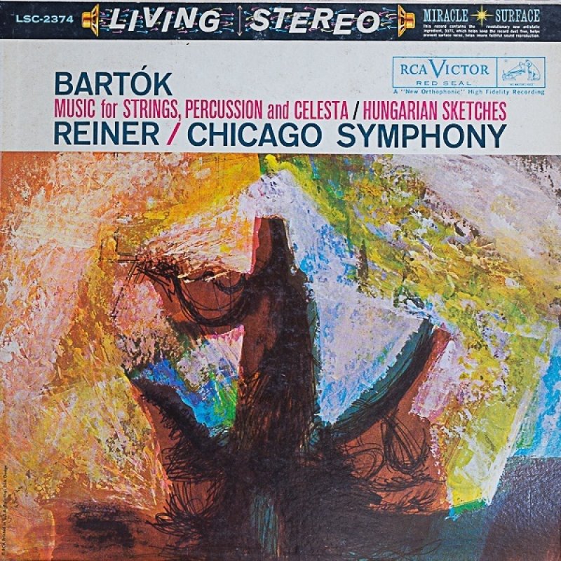 画像1: フリッツ・ライナー指揮/バルトーク：弦楽器と打楽器とチェレスタのための音楽 (1)
